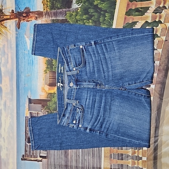7 For all Mankind Jeans Roxanne Ankle Size 26 - Picture 2 of 7